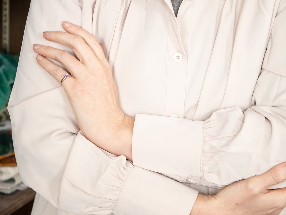Lovely Pink Sapphire and Diamond Ring