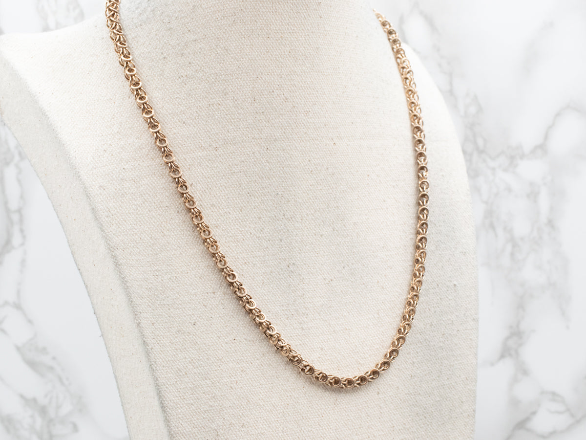 Stunning Antique Gold Victorian Lariat Chain