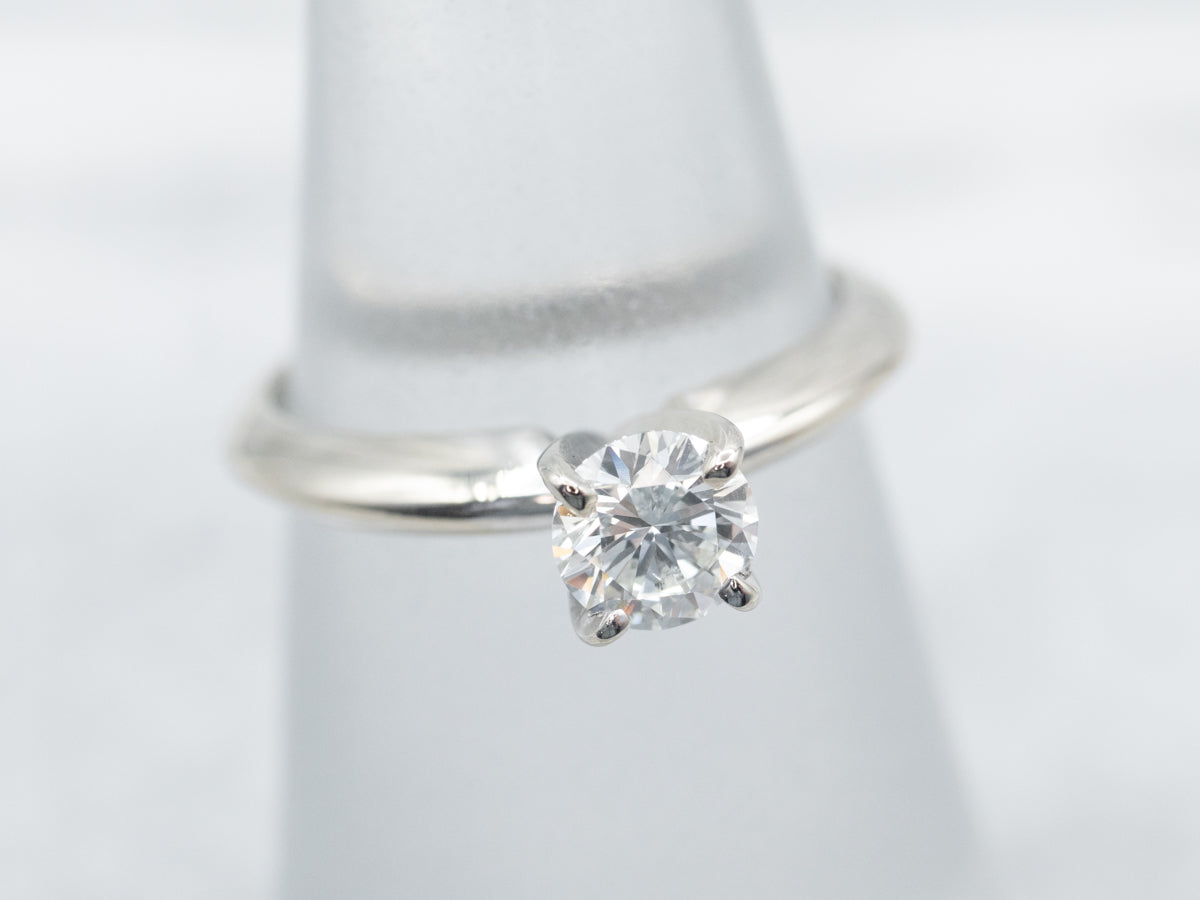 Classic White Gold Diamond Solitaire Engagement Ring