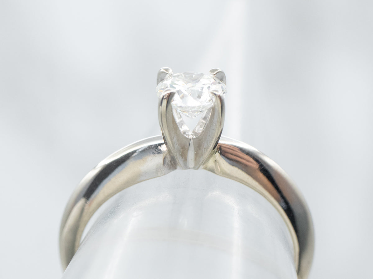 Classic White Gold Diamond Solitaire Engagement Ring