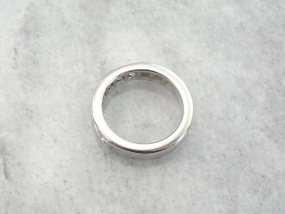 Substantial Channel Set Diamond Wedding Band