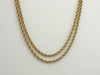 Vintage 14K Yellow Gold Rope Chain