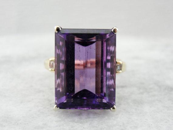 Immense Amethyst Cocktail Ring,