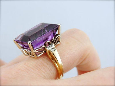 Immense Amethyst Cocktail Ring,