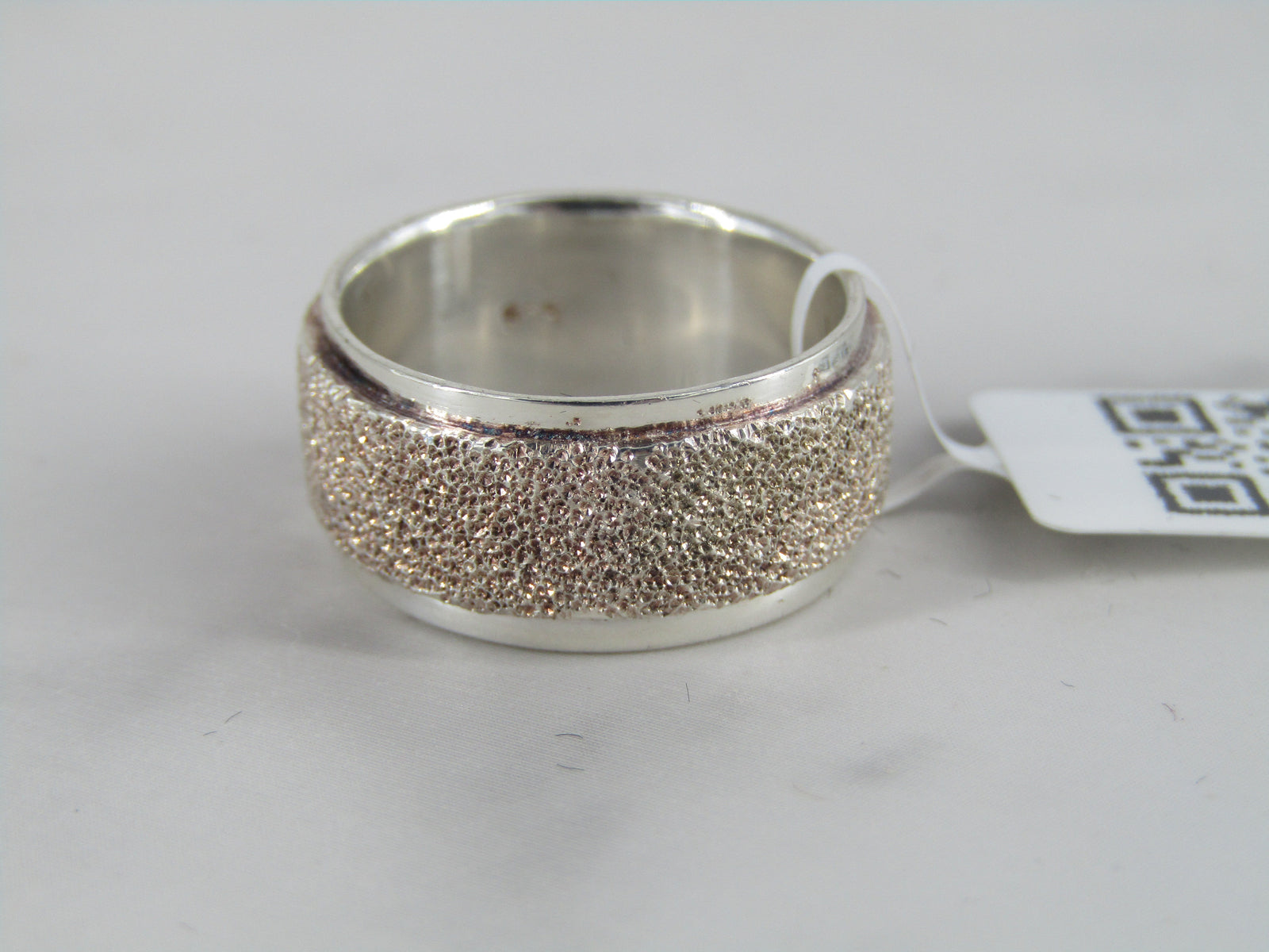 Sterling Silver Textured Band Ring