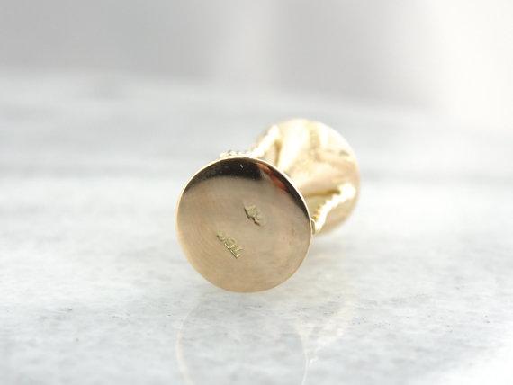 Vintage 18 Karat Gold Djembe Drum Charm