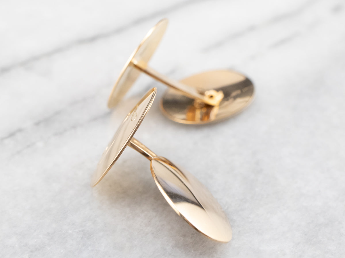 Vintage Gustaf Dahlgren 18K Gold Cufflinks