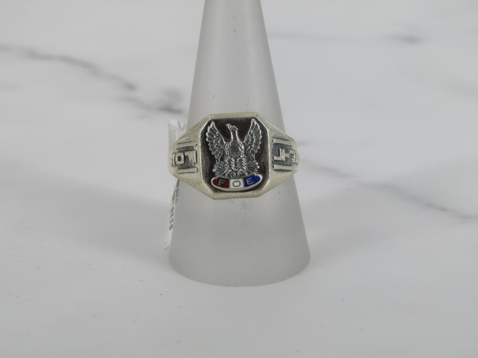 Silver Fraternal Order Of Eagles Ring