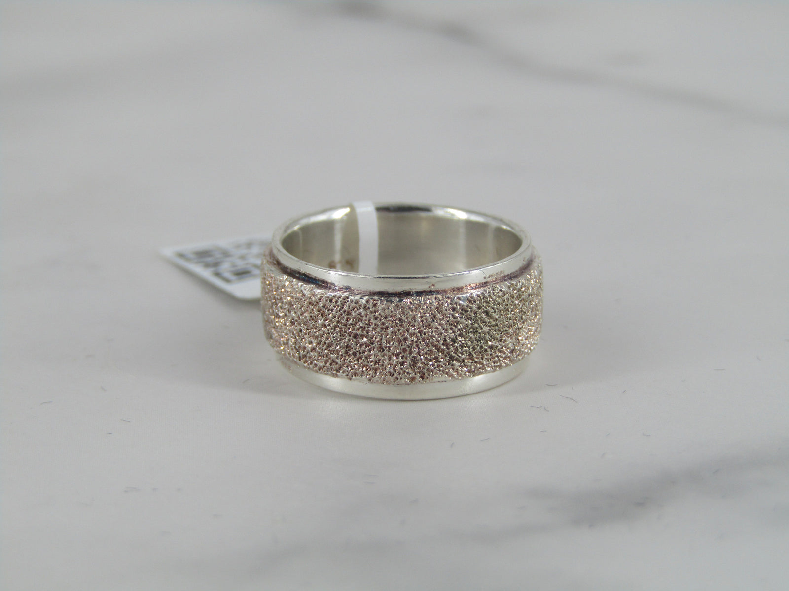 Sterling Silver Textured Band Ring