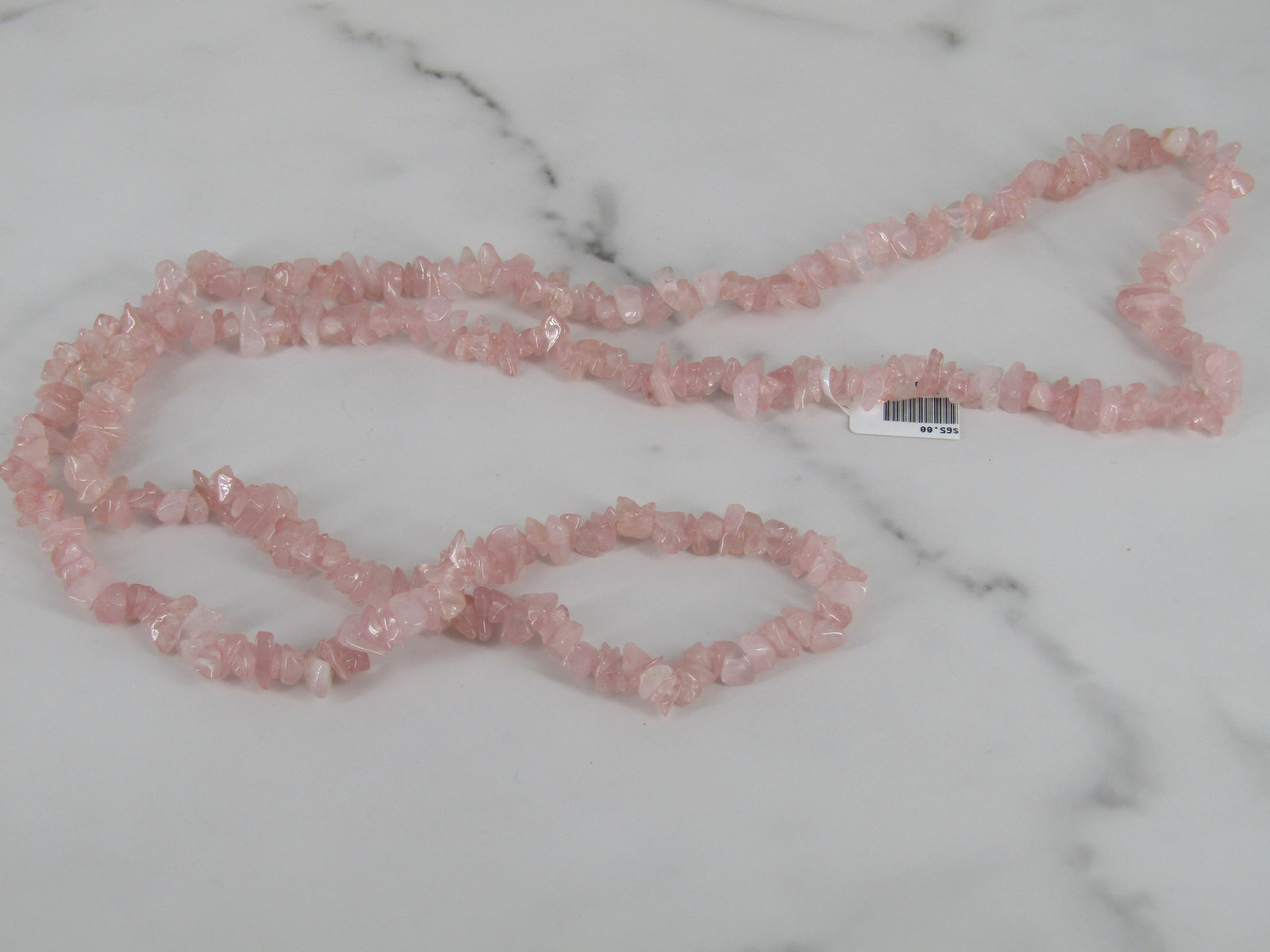 Rose Quartz Beaded Necklace