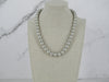 Grey Toned Faux Pearl Necklace