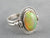 Bezel Set Ethiopian Opal Sterling Silver Ring