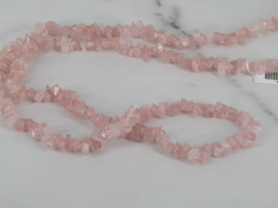 Rose Quartz Beaded Necklace