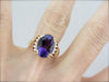 Beautiful Amethyst and Diamond Cocktail Ring