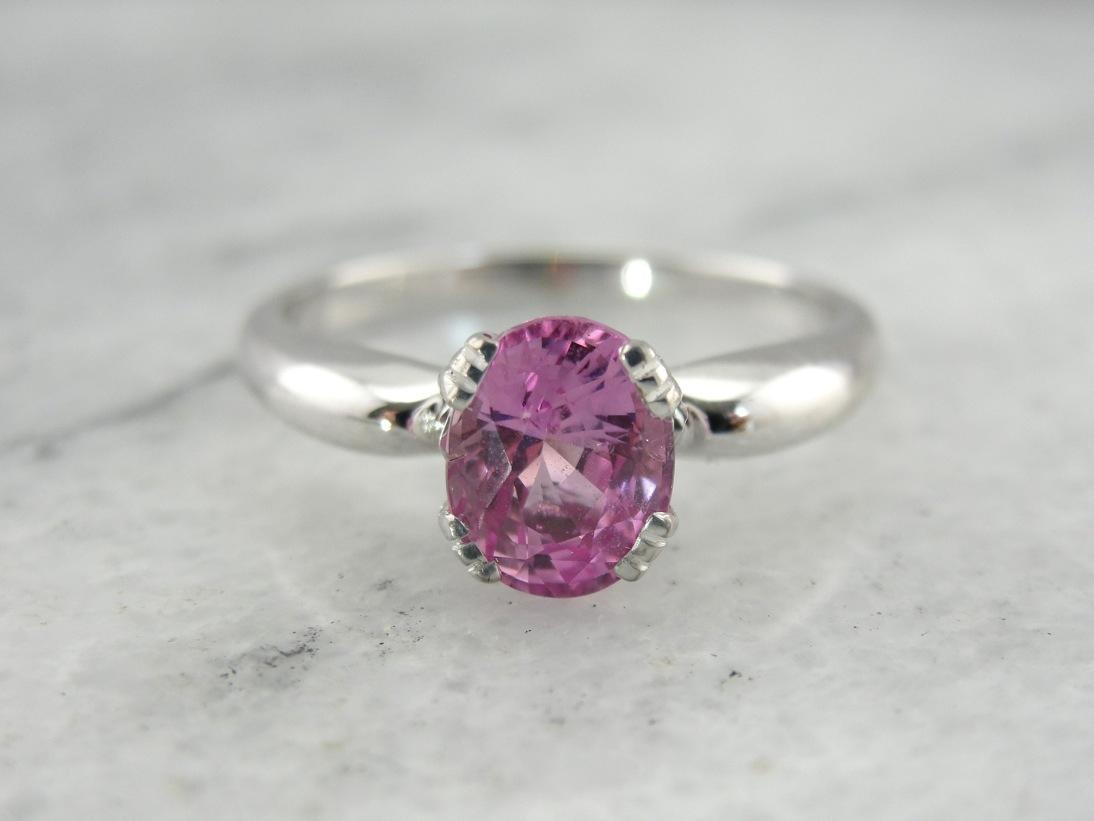 The Perfect Pink Sapphire Engagement Ring