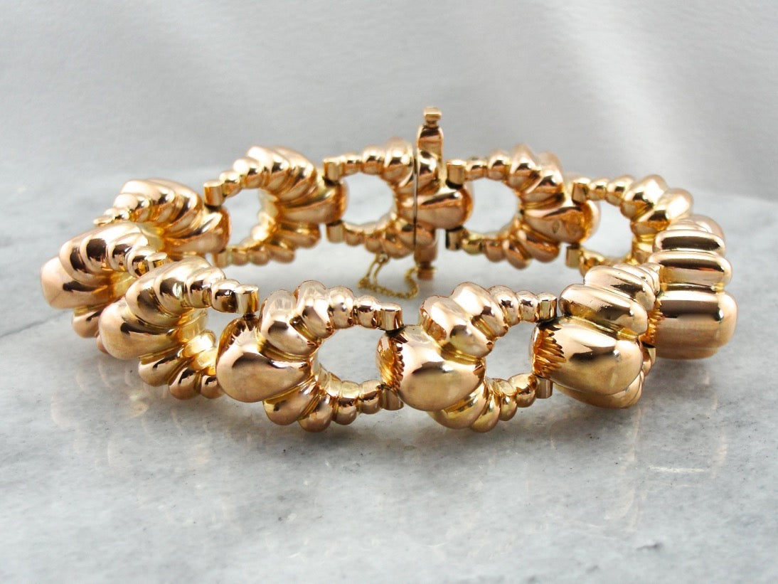 Gold Heavy Bracelet - Jewellery Designs