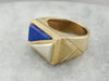 Handmade Lapis Men's Ring