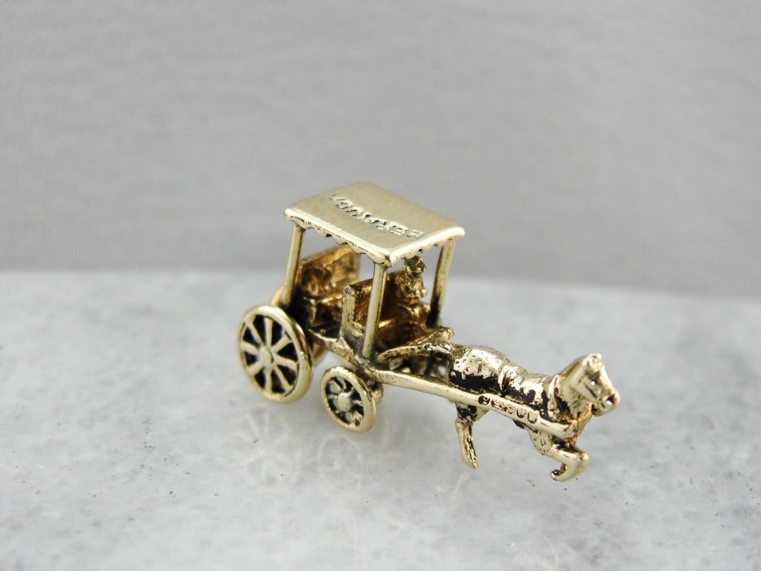 Bermuda Horse Cart Charm