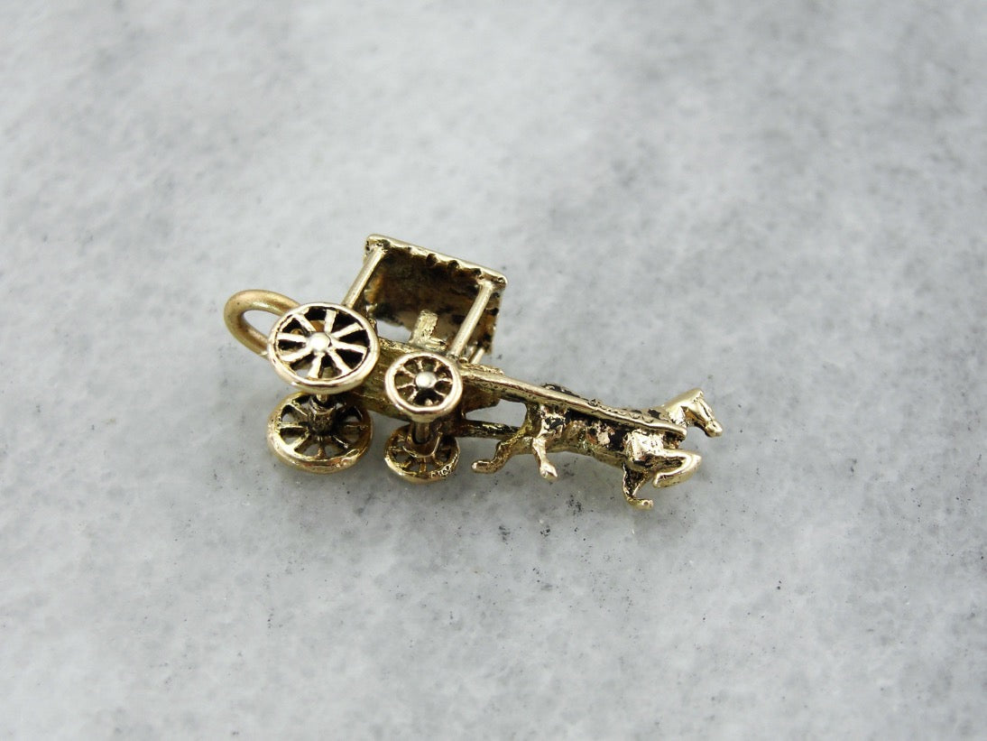 Bermuda Horse Cart Charm