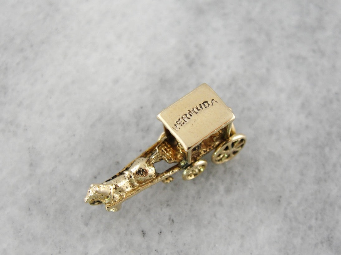 Bermuda Horse Cart Charm
