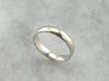 Polished Plain White Gold Band for Him or Her, Gorgeous Comfort Fit