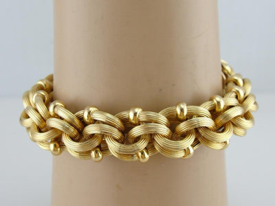 90's Style, Bold Link Bracelet, Second of a Set of Two