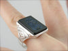 The Lord of Dragons: Vintage Intaglio Ring with Warrior Onyx