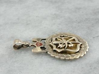 Antique Masonic Tote Medallion