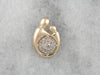Champagne Diamond Mother and Child Pendant
