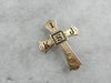 Enameled Cross Pin with KIJS Letters