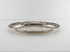 Coin Silver Serving Plate with Rose Border