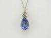Stunning Tanzanite Pendant with Antique Victorian Accents
