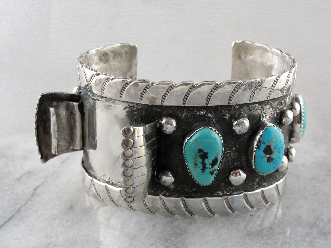 Market Square Jewelers Native American Cuff Watch Band