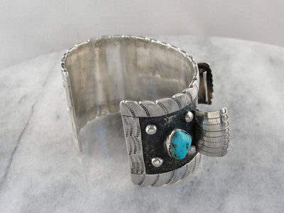 Native American Turquoise Cuff Watch Band