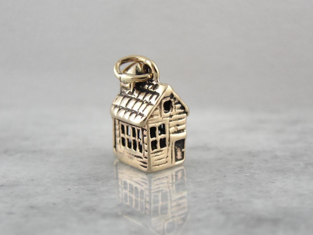 Ir a la Capilla, Encanto o Colgante de la Iglesia Vintage