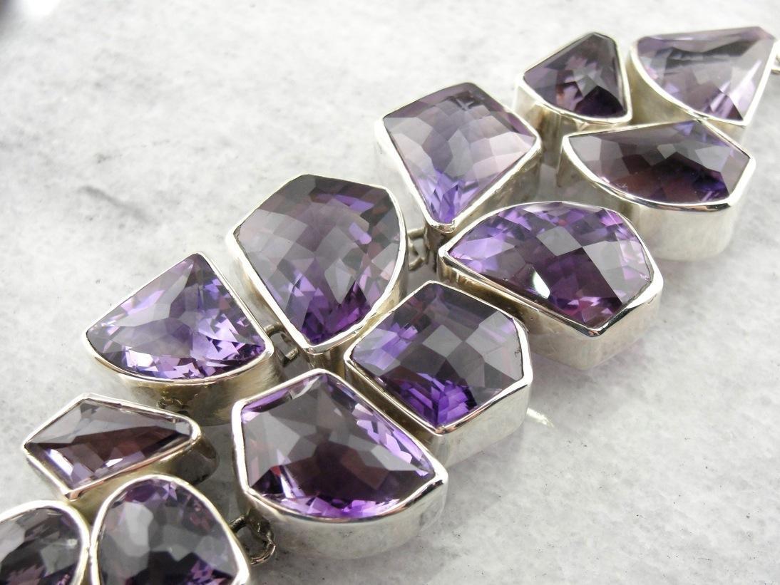 Rock Candy, Fabulous and Fun Amethyst Bracelet