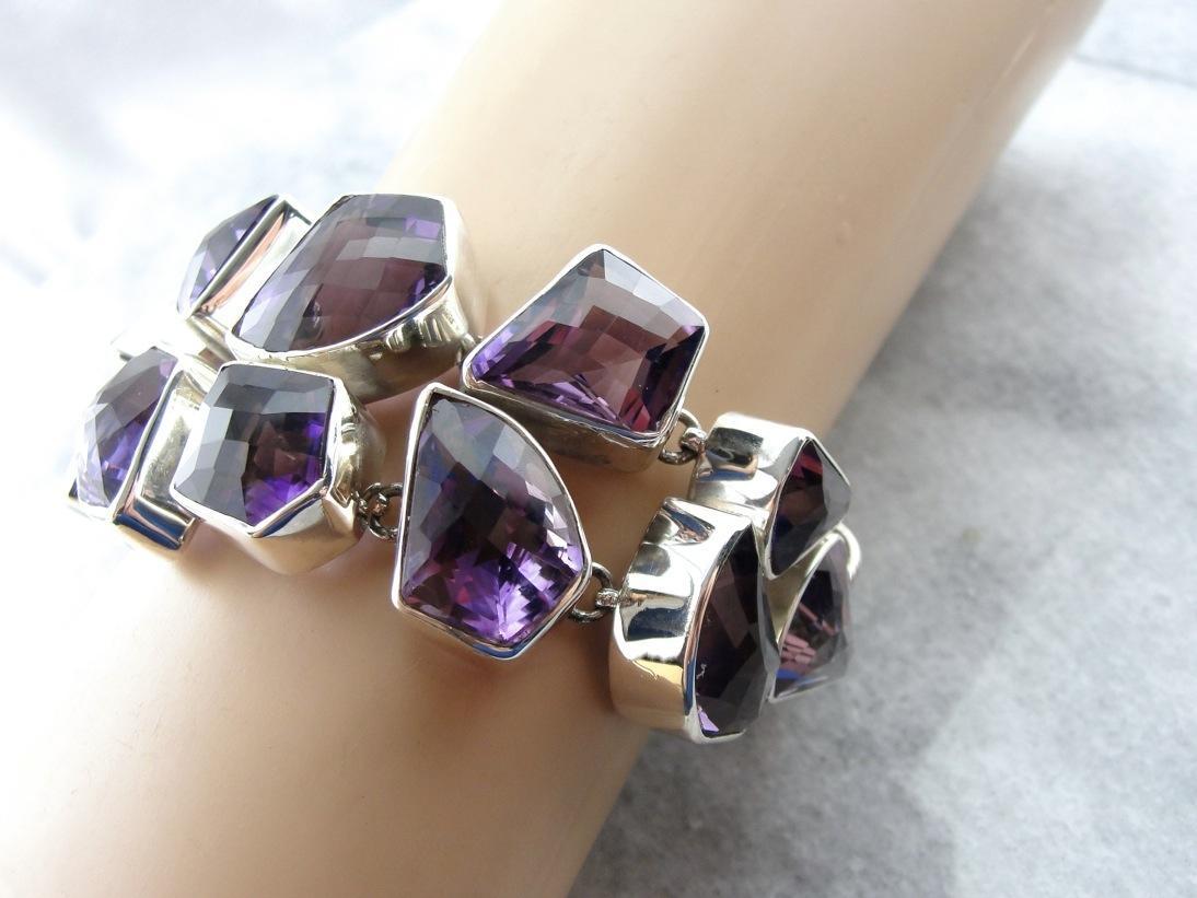 Rock Candy, Fabulous and Fun Amethyst Bracelet
