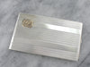 Vintage Sterling Silver and Gold Cigarette Case
