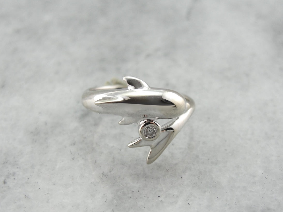 925 Sterling Silver Dolphin Ring | Mother Daughter Ring Silver - 925  Sterling Silver - Aliexpress