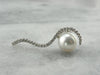 Beyond Compare: Gorgeous Fine Pearl and Diamond  Drop  Pendant