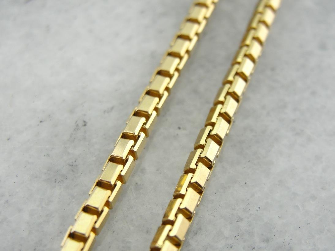 Cadena de eslabones de caja rectangular