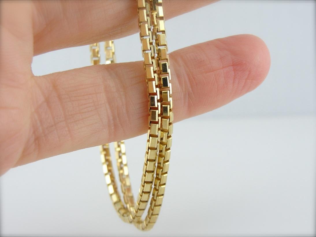 Cadena de eslabones de caja rectangular