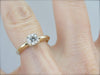 Lady America, A Vintage Solitaire Engagement Ring with Bright Diamond