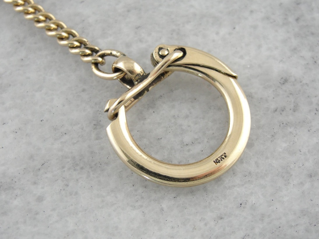 Pure Gold Nugget Key Fob