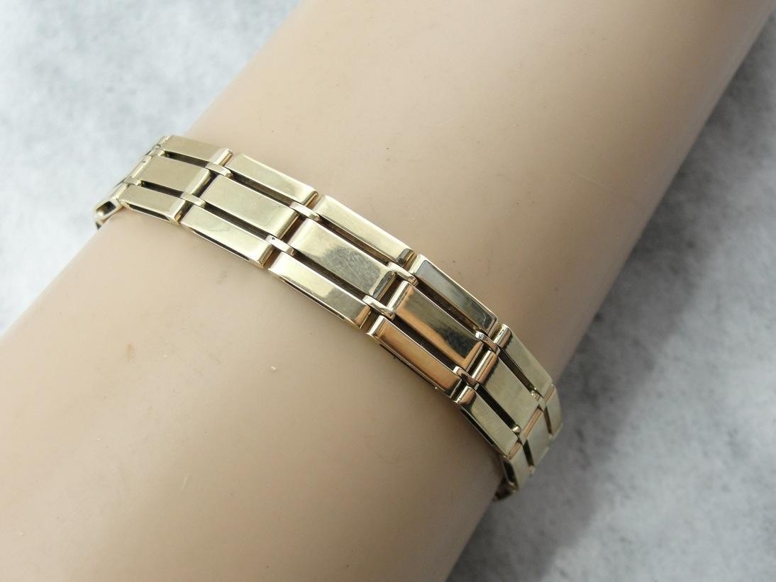 Vintage Golden Gate Link Bracelet