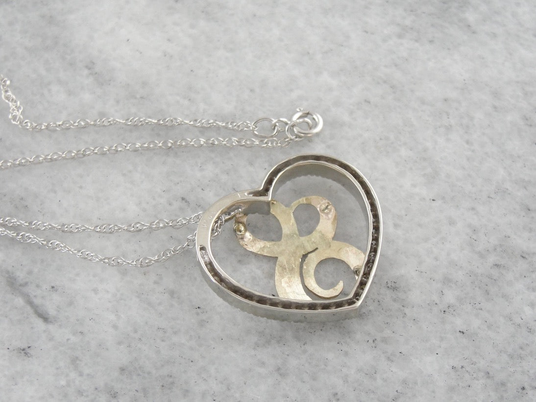 Someone Special, Diamond Heart and L Monogram Necklace