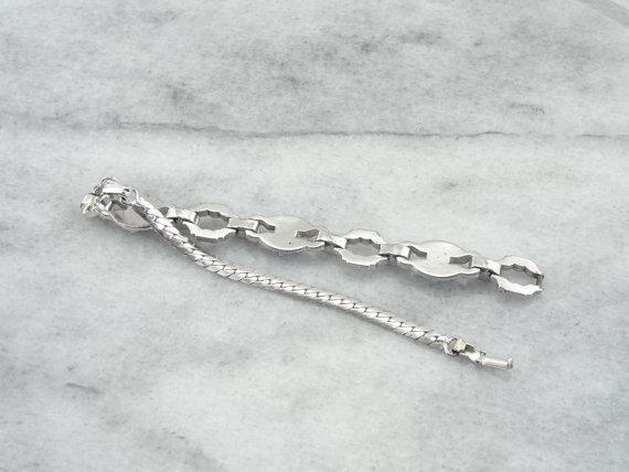 Pulsera de diamantes de imitación azul brillante de traje fino de la era retro