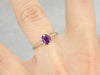 Pink Sapphire Solitaire Engagement Ring