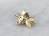 Puffy Gold Elephant Charm Pendant