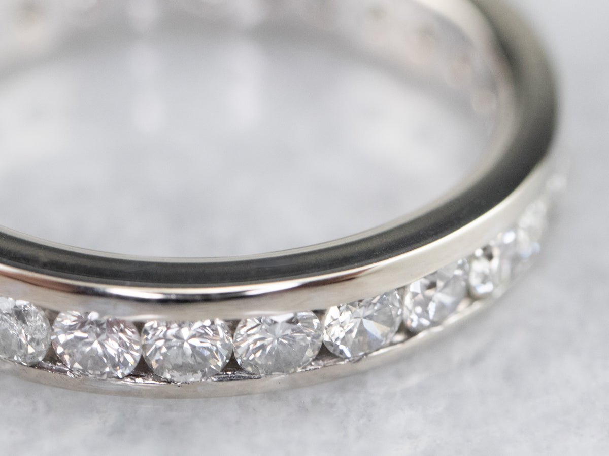Channel Set Diamond Eternity Band